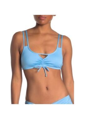 Mossimo Splash Ruched Tie Bikini Top